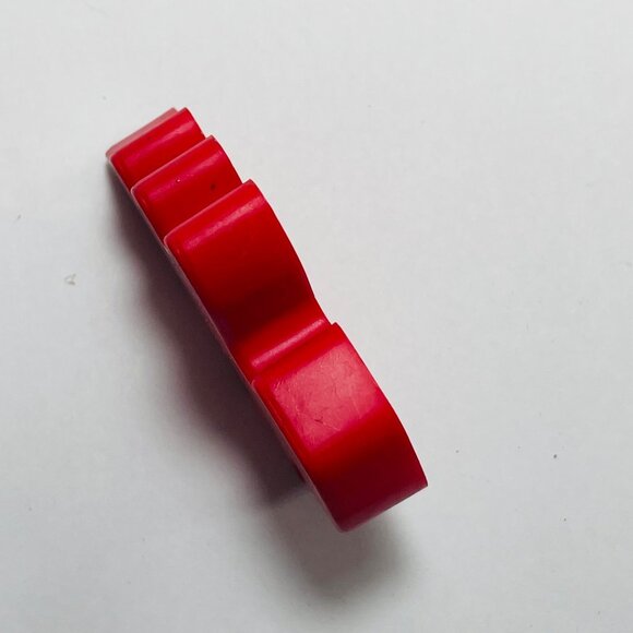 Vintage L.T.T.C. 1978 Red Plastic Christmas Tree Cookie Cutter - Picture 7 of 8